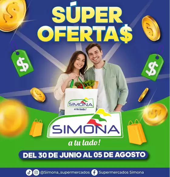 Catálogo Supermercados Simona  | Ofertas Supermercados Simona | 2026-06-30T00:00:00.000Z - 2026-08-05T00:00:00.000Z
