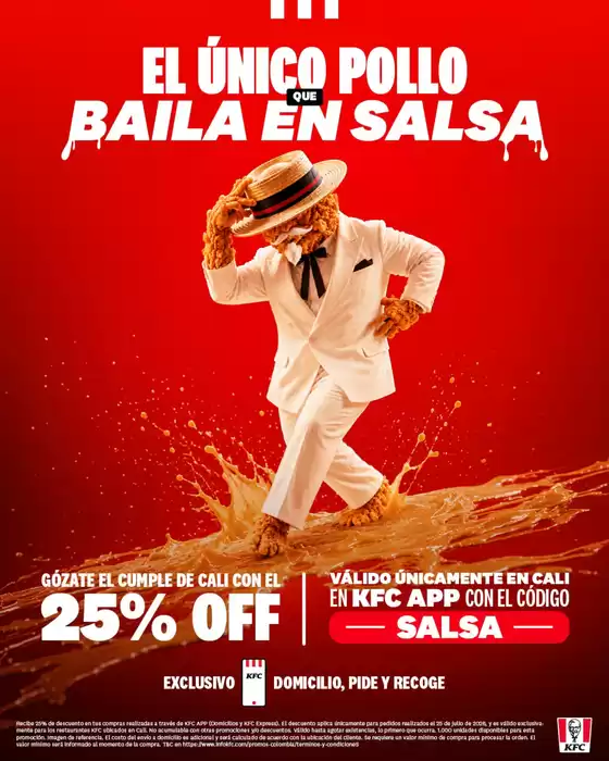 Catálogo KFC | 25% OFF en KFC App | 2026-07-28T00:00:00.000Z - 2026-07-31T00:00:00.000Z