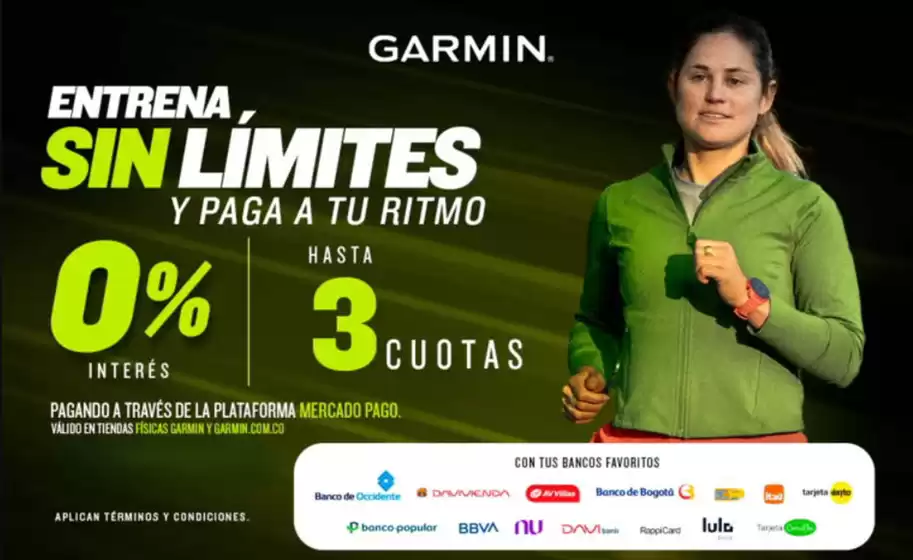 Catálogo Garmin |  0% de interes hasta 3 cuotas | 2026-07-29T00:00:00.000Z - 2026-08-31T00:00:00.000Z