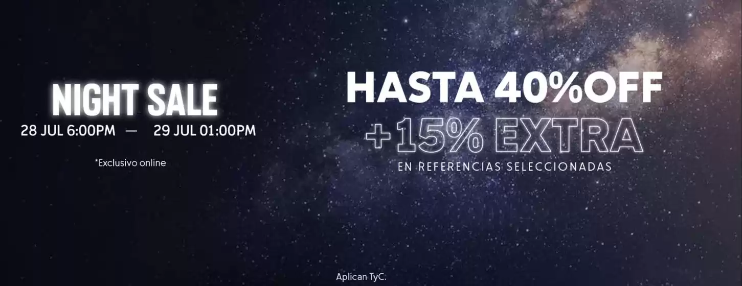 Catálogo Columbia | Night Sale Hasta 40% OFF + 15% Extra | 2026-07-29T00:00:00.000Z - 2026-07-29T00:00:00.000Z