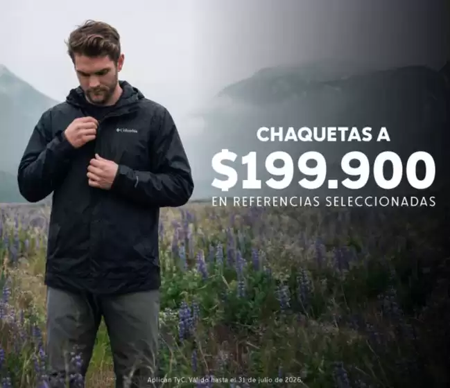 Catálogo Columbia | Chaquetas a $199.900 | 2026-07-29T00:00:00.000Z - 2026-07-31T00:00:00.000Z