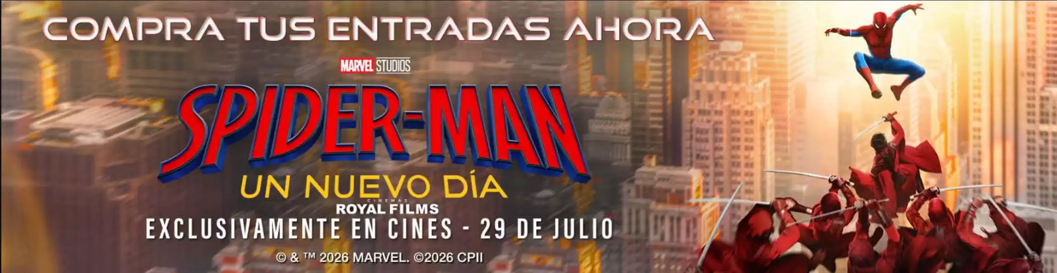 Catálogo Royal Films | Spider-Man | 2026-07-29T00:00:00.000Z - 2026-07-29T00:00:00.000Z