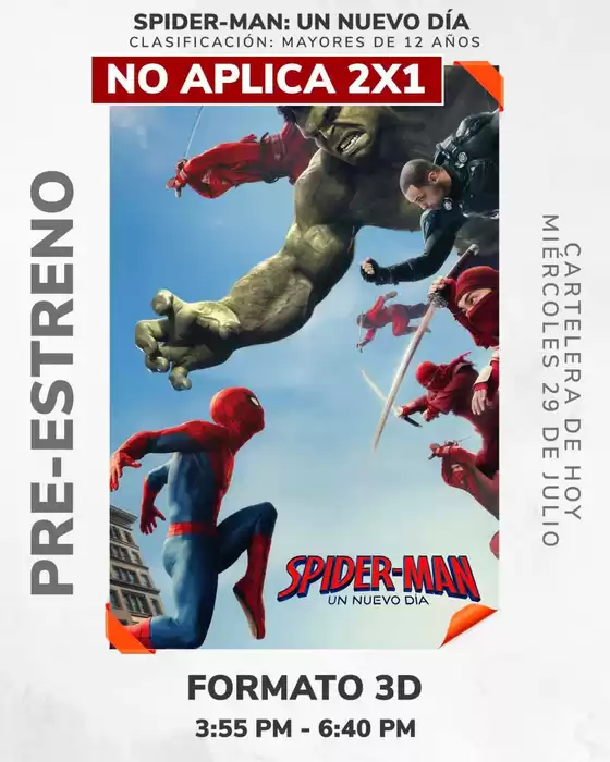Catálogo Cinelandia | Miércoles 2x1 | 2026-07-29T00:00:00.000Z - 2026-07-29T00:00:00.000Z