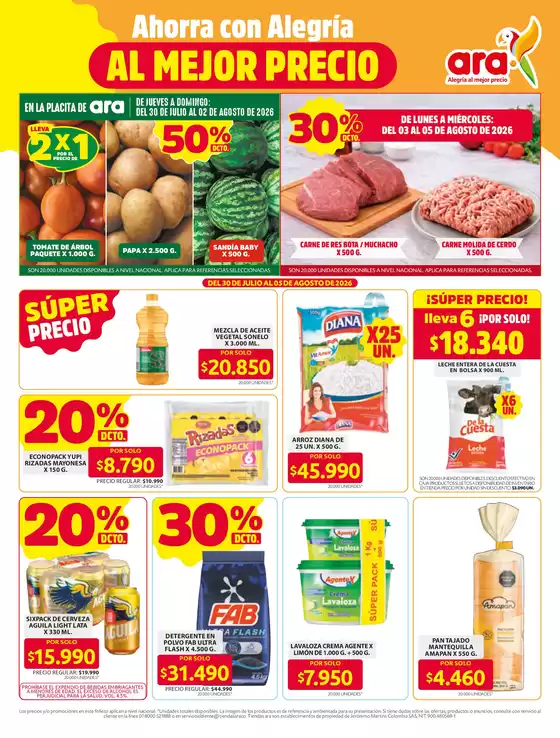 Catálogo Ara en Bello | Ahorro s31 | 2026-07-30T00:00:00.000Z - 2026-08-05T00:00:00.000Z