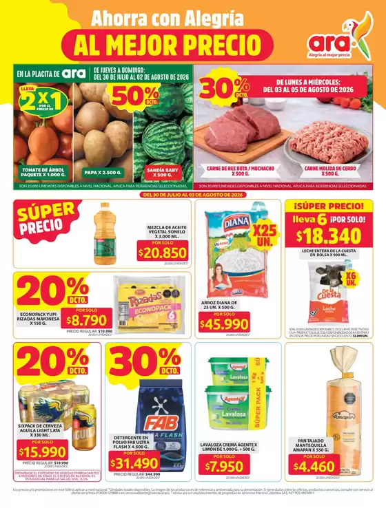 Catálogo Ara en Bello | Ofertas Ara | 2026-07-30T00:00:00.000Z - 2026-08-05T00:00:00.000Z