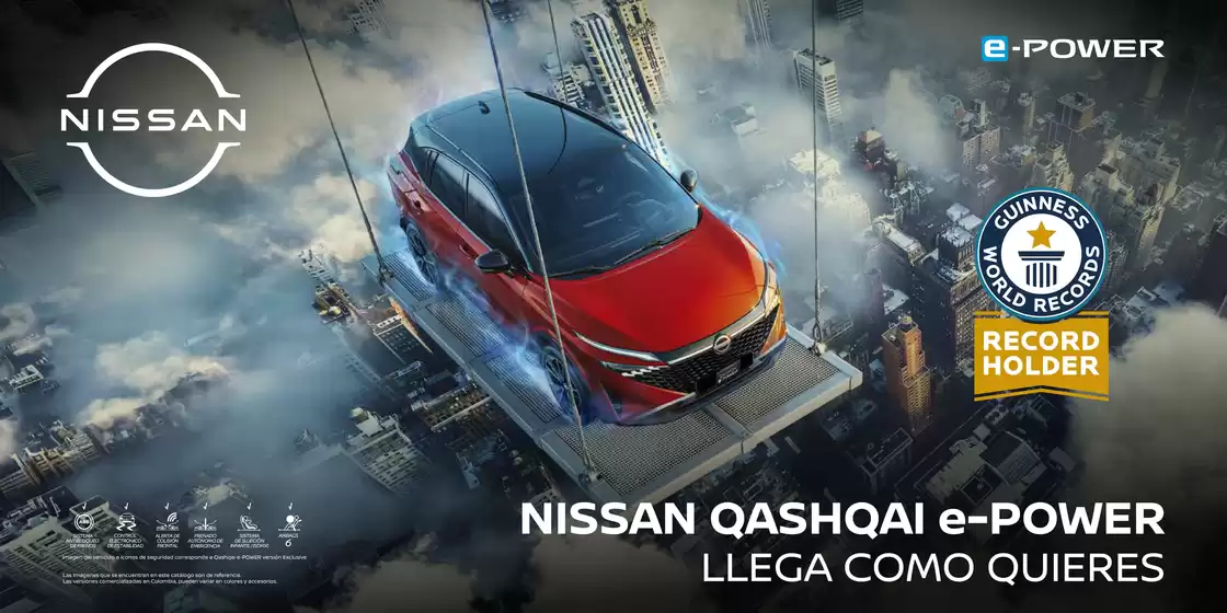 Catálogo Nissan | Brochure Nueva Nissan Qashqai e Power Colombia | 2026-07-30T00:00:00.000Z - 2026-08-13T00:00:00.000Z