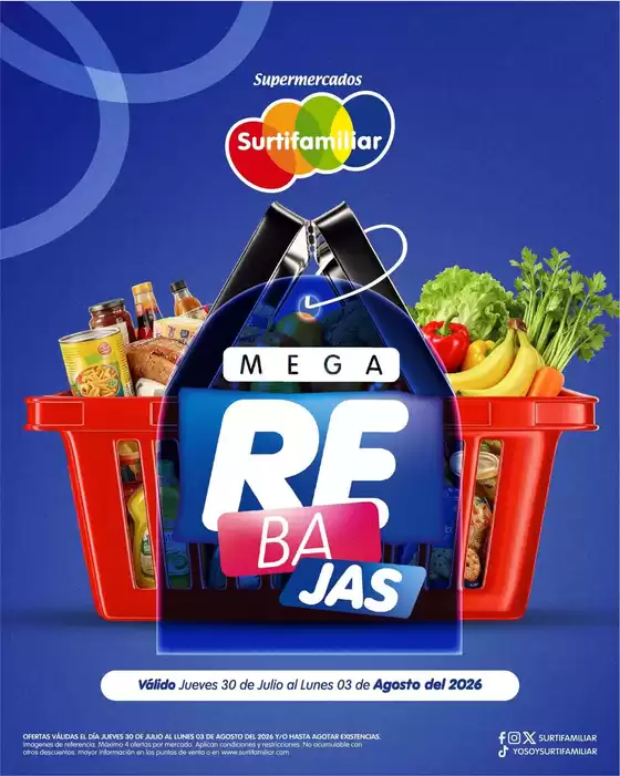 Catálogo Surtifamiliar en Bello | Ahorra ahora con nuestras ofertas | 2026-07-30T00:00:00.000Z - 2026-08-03T00:00:00.000Z