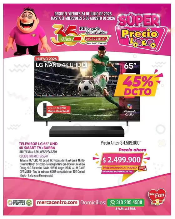 Catálogo MercaCentro | Gran variedad de ofertas | 2026-07-24T00:00:00.000Z - 2026-08-05T00:00:00.000Z