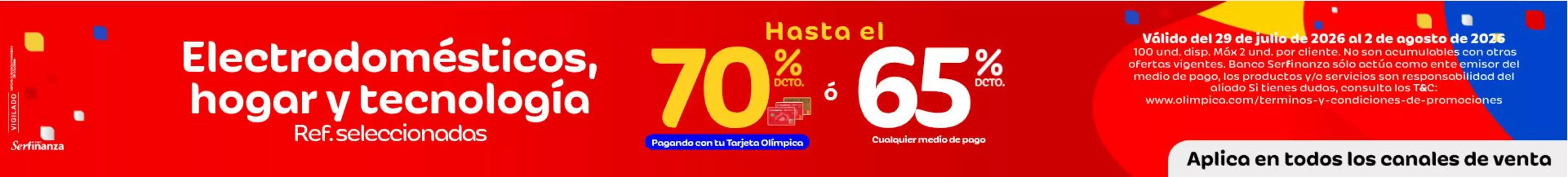 Catálogo Olímpica en Bello | Descubre ofertas atractivas | 2026-07-29T00:00:00.000Z - 2026-08-02T00:00:00.000Z