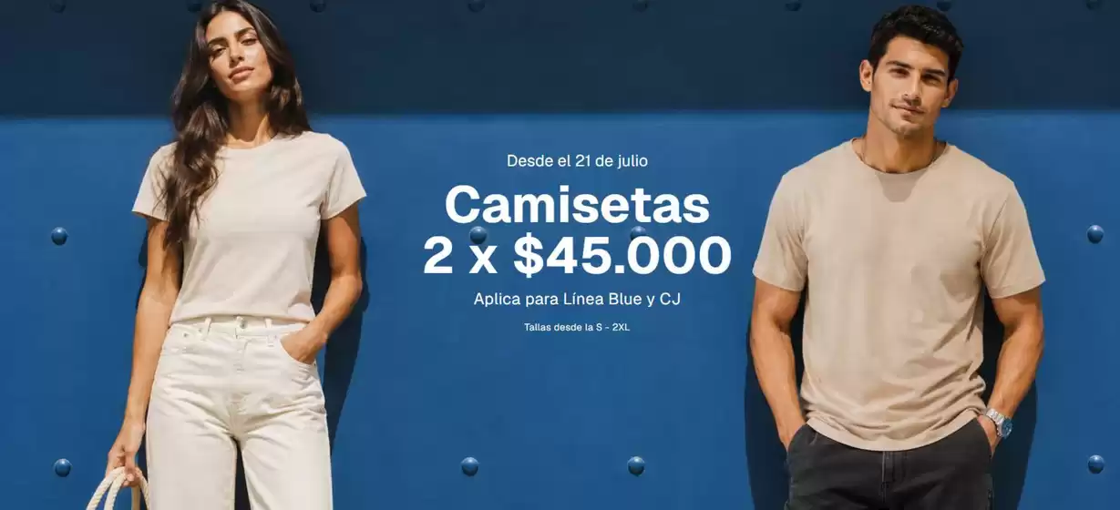Catálogo Classic Jeans | Camisetas 2 x $45.000 | 2026-07-30T00:00:00.000Z - 2026-08-02T00:00:00.000Z
