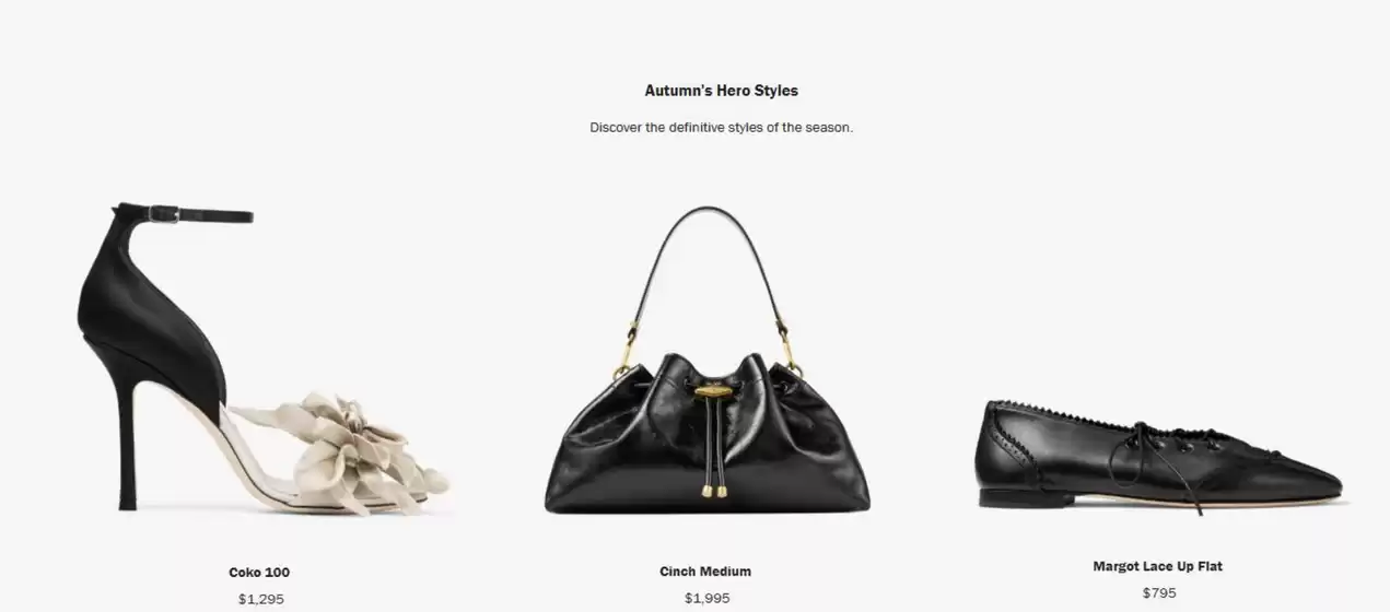 Catálogo Jimmy Choo | Elige tu estilo | 2026-07-31T00:00:00.000Z - 2026-08-07T00:00:00.000Z