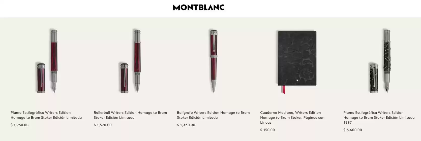Catálogo Montblanc | Catálogo de regalos de Montblanc | 2026-07-31T00:00:00.000Z - 2026-08-09T00:00:00.000Z