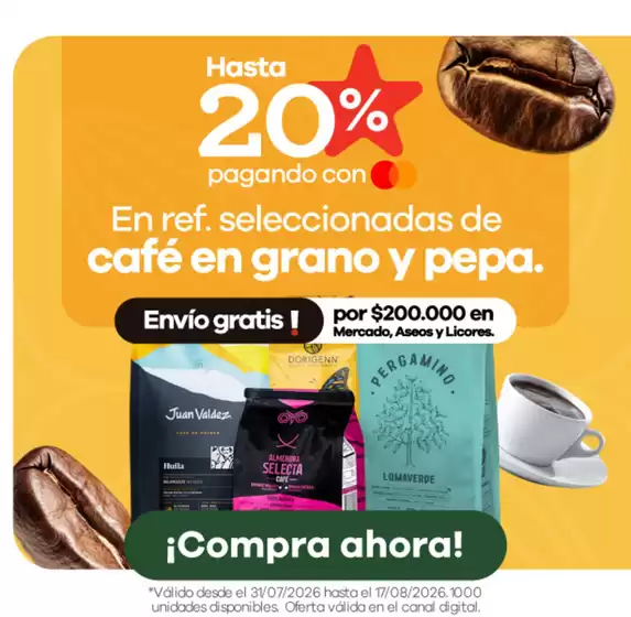 Catálogo Éxito en Cali | Descuentos y promociones | 2026-07-31T00:00:00.000Z - 2026-08-17T00:00:00.000Z
