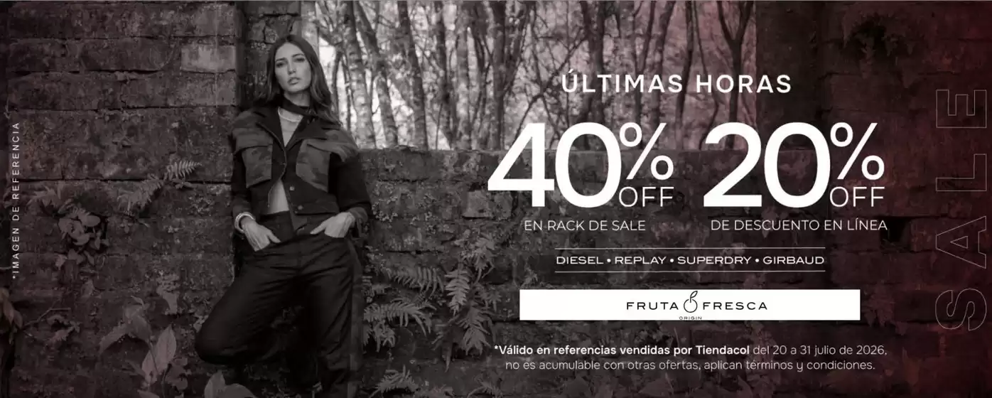 Catálogo Fruta Fresca | Últimos días en sale hasta 40% OFF | 2026-07-31T00:00:00.000Z - 2026-07-31T00:00:00.000Z