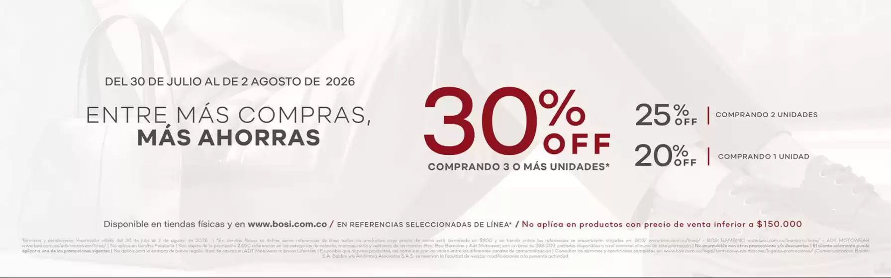 Catálogo Bosi | 30% OFF comprando 3 o más unidades* | 2026-07-31T00:00:00.000Z - 2026-08-02T00:00:00.000Z