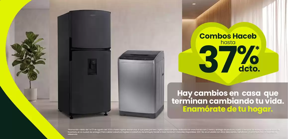 Catálogo Haceb | Ofertas y gangas exclusivas | 2026-08-01T00:00:00.000Z - 2026-08-31T00:00:00.000Z