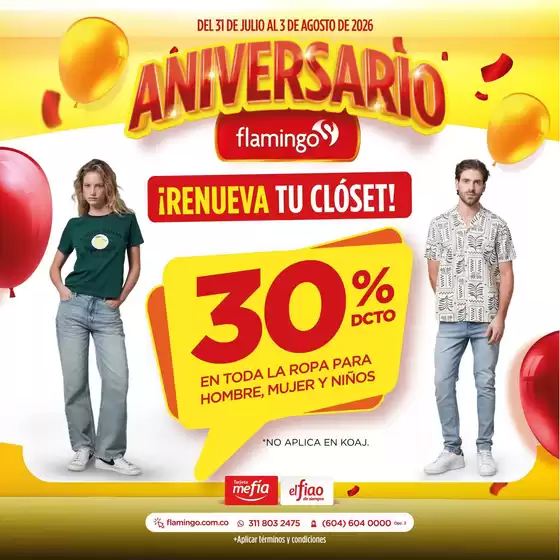 Catálogo Flamingo en Capitanejo | Ofertas exclusivas para nuestros clientes | 2026-07-31T00:00:00.000Z - 2026-08-03T00:00:00.000Z