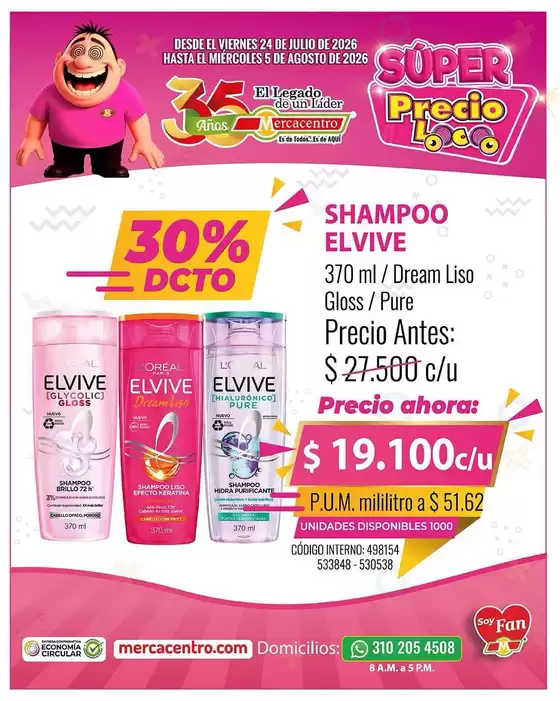 Catálogo MercaCentro | Excelente oferta para cazadores de gangas | 2026-07-24T00:00:00.000Z - 2026-08-05T00:00:00.000Z