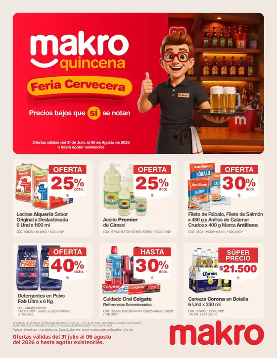 Catálogo Makro | Makro Quincena | 2026-07-31T00:00:00.000Z - 2026-08-06T00:00:00.000Z