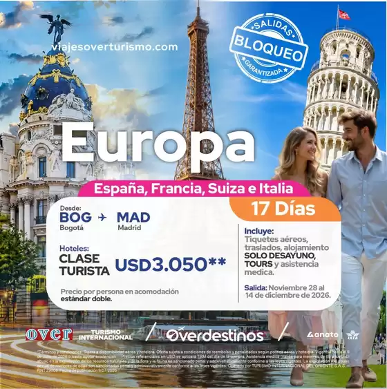 Catálogo Over Turismo | Separa y aparta ya tu cupo | 2026-08-03T00:00:00.000Z - 2026-08-09T00:00:00.000Z
