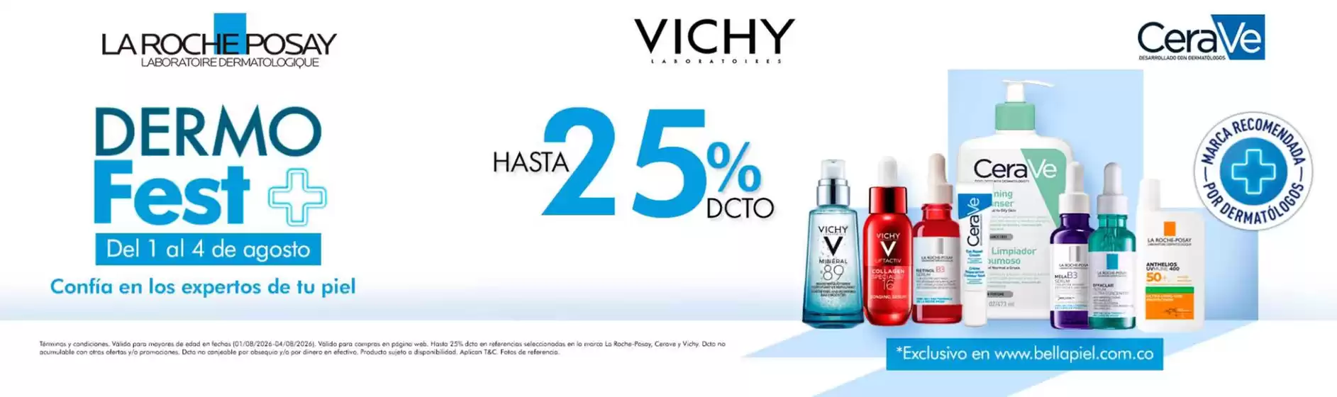 Catálogo Bella Piel | Dermo Fest Hasta 25% DCTO | 2026-08-03T00:00:00.000Z - 2026-08-04T00:00:00.000Z
