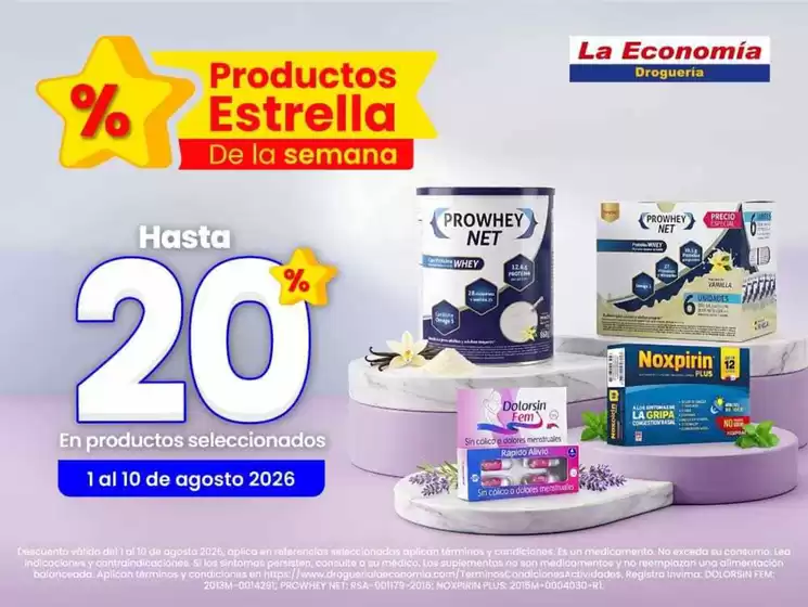 Catálogo Droguería la Economía | Ofertas Droguería la Economía | 2026-08-01T00:00:00.000Z - 2026-08-10T00:00:00.000Z