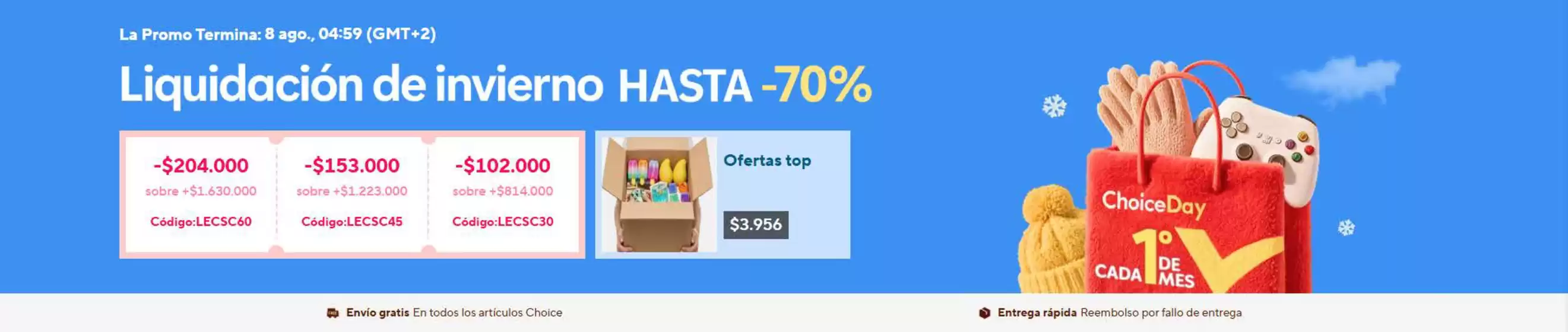 Catálogo Ali Express | Hasta -70% OFF | 2026-08-04T00:00:00.000Z - 2026-08-08T00:00:00.000Z