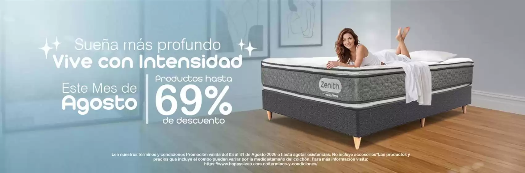 Catálogo Happy Sleep | Este Mes de Agosto productos hasta 69% OFF | 2026-08-04T00:00:00.000Z - 2026-08-31T00:00:00.000Z