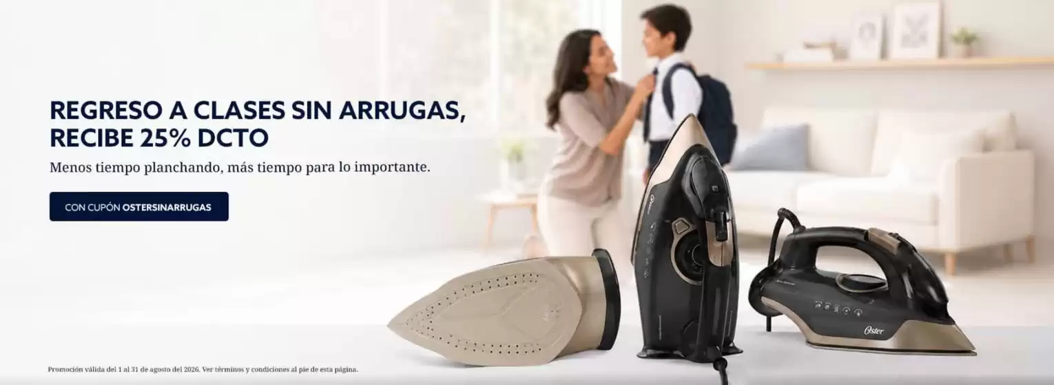 Catálogo Oster en Chima | Ofertas Especiales | 2026-08-04T00:00:00.000Z - 2026-08-31T00:00:00.000Z