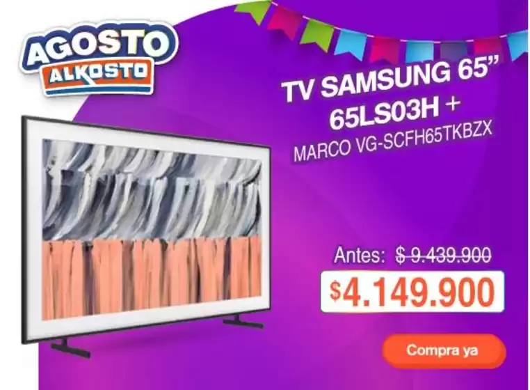 Catálogo Alkosto en Chocontá | Ofertas principales para todos los cazadores de gangas | 2026-08-01T00:00:00.000Z - 2026-08-31T00:00:00.000Z