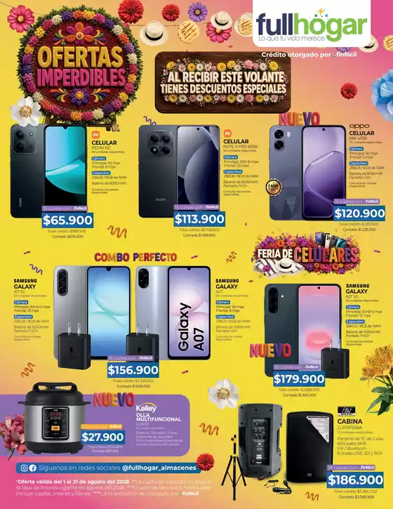 Catálogo Full Hogar | OFERTAS FULLHOGAR AGOSTO 2026 | 2026-08-01T00:00:00.000Z - 2026-08-31T00:00:00.000Z