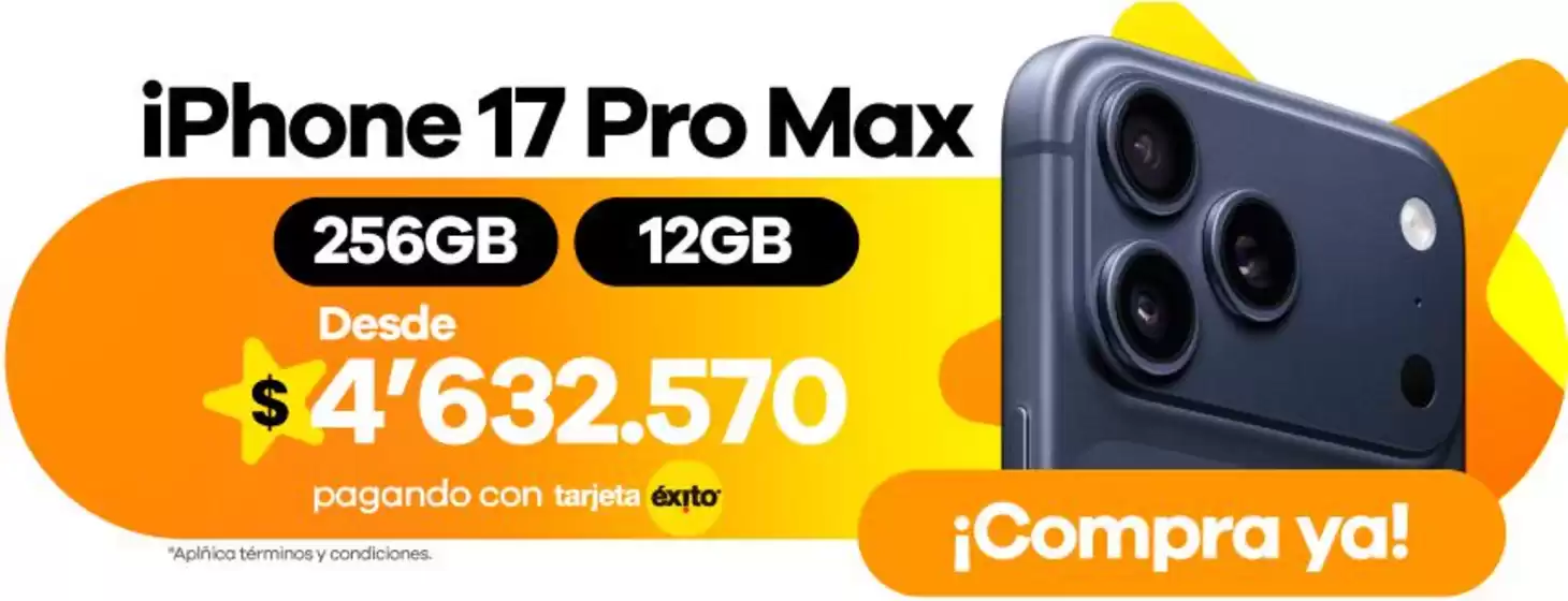 Catálogo Éxito en Ocaitá | Ofertas principales y descuentos | 2026-08-04T00:00:00.000Z - 2026-08-18T00:00:00.000Z