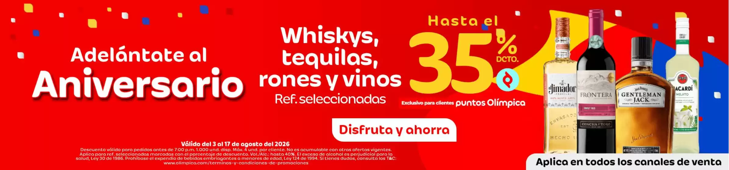 Catálogo Olímpica | Ofertas exclusivas para nuestros clientes | 2026-08-03T00:00:00.000Z - 2026-08-17T00:00:00.000Z