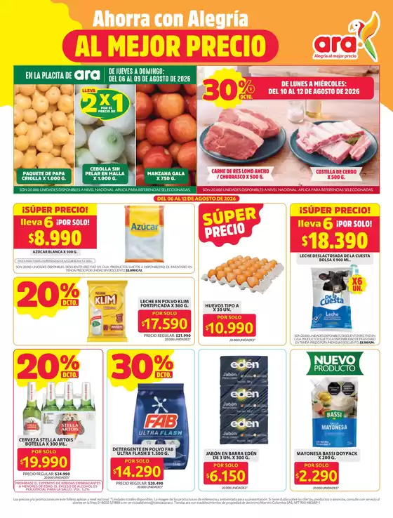 Catálogo Ara | Ofertas Ara | 2026-08-06T00:00:00.000Z - 2026-08-12T00:00:00.000Z