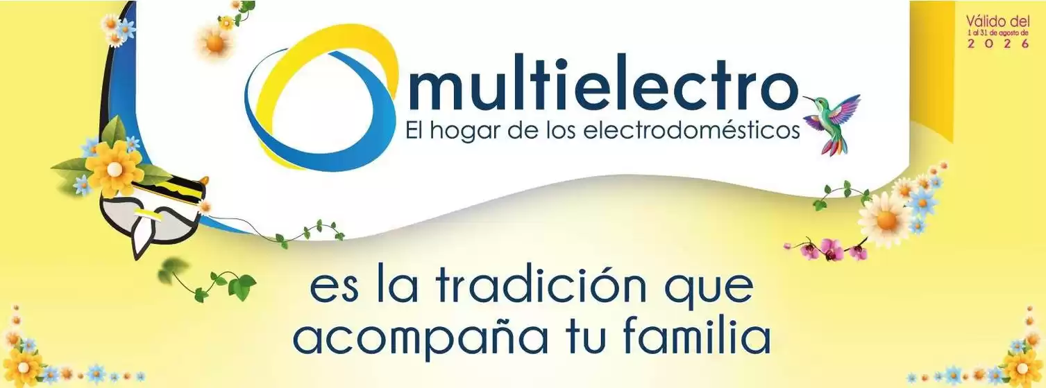Catálogo Multielectro | Ofertas Multielectro | 2026-08-01T00:00:00.000Z - 2026-08-31T00:00:00.000Z