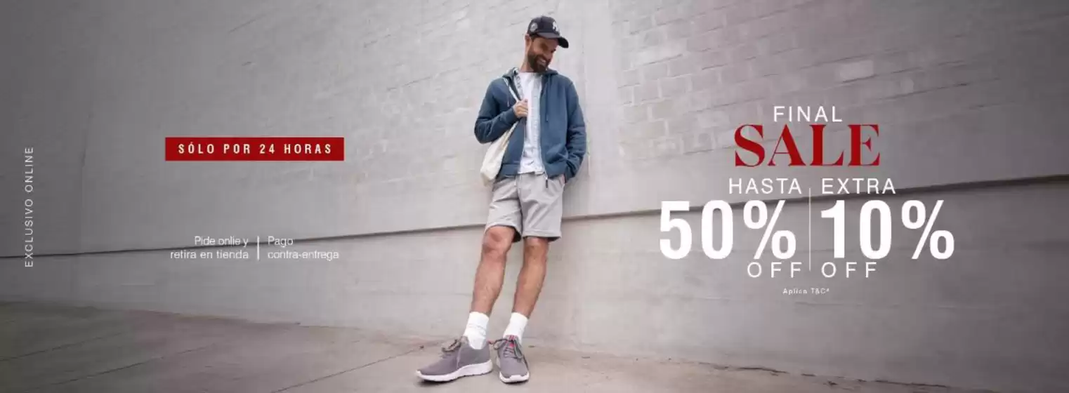 Catálogo Hush Puppies | Final Sale, Hasta 50% Extra 10% | 2026-08-06T00:00:00.000Z - 2026-08-07T00:00:00.000Z