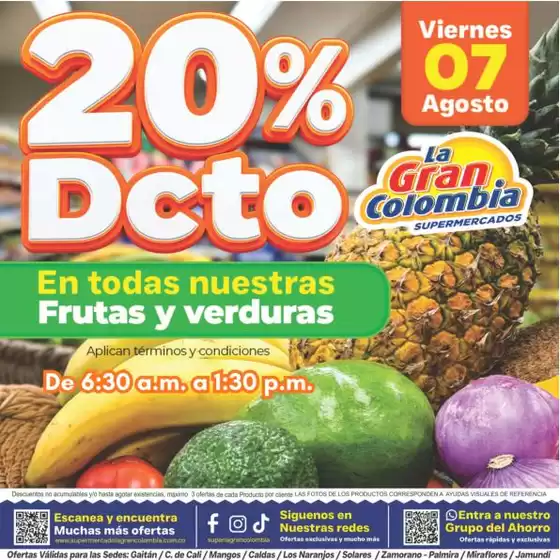 Catálogo La Gran Colombia | Ofertas principales para ahorradores | 2026-08-07T00:00:00.000Z - 2026-08-07T00:00:00.000Z