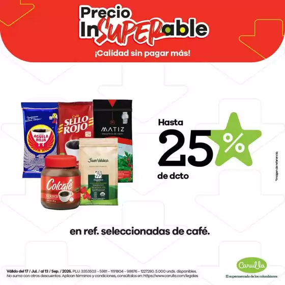Catálogo Carulla | Precios Insuperables | 2026-08-07T00:00:00.000Z - 2026-08-13T00:00:00.000Z