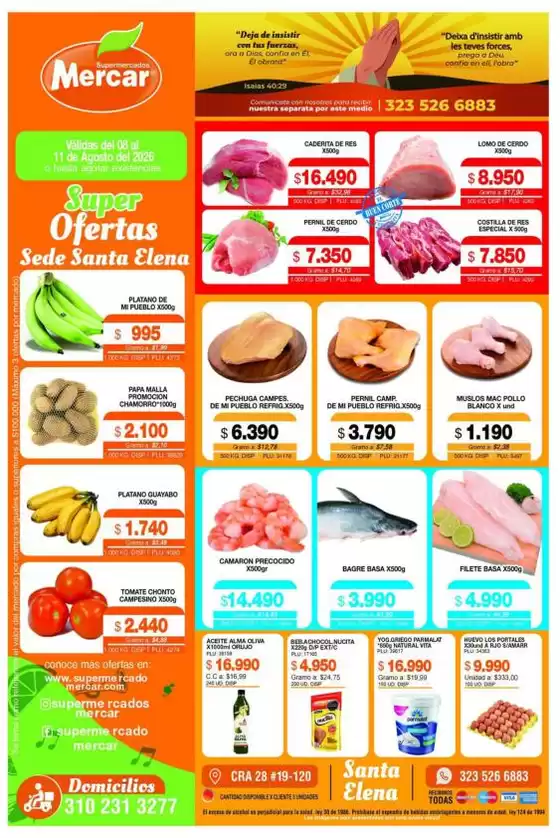 Catálogo Mercar | Ofertas especiales atractivas para todos | 2026-08-08T00:00:00.000Z - 2026-08-11T00:00:00.000Z