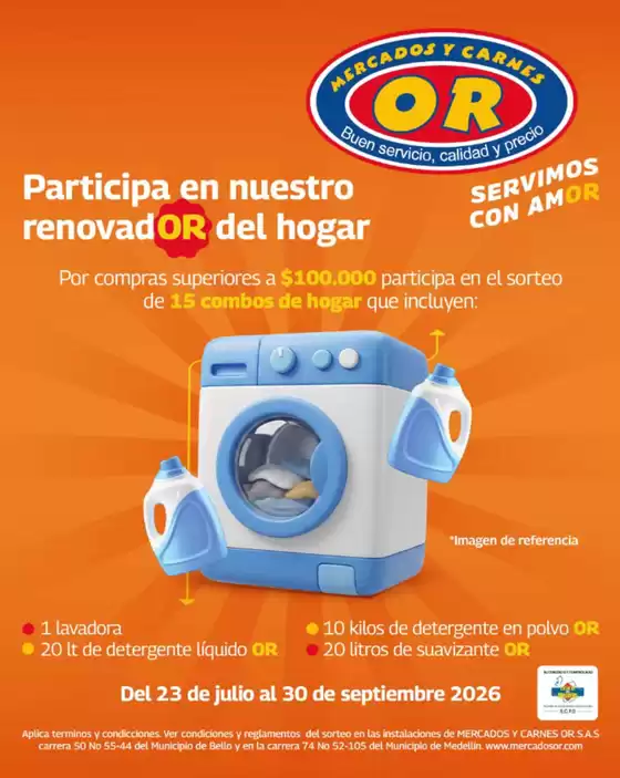 Catálogo Mercados OR | Participa en nuestro renovad OR del hogar | 2026-08-07T00:00:00.000Z - 2026-09-30T00:00:00.000Z