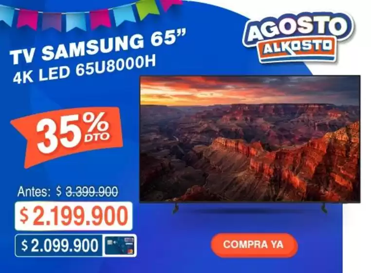 Catálogo Alkosto en Túquerres | Nuestras mejores gangas | 2026-08-01T00:00:00.000Z - 2026-08-31T00:00:00.000Z