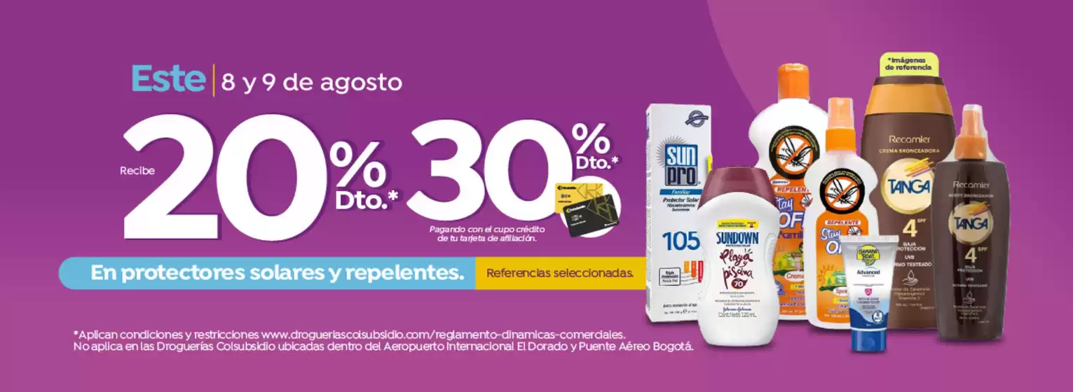 Catálogo Droguerías Colsubsidio | Ofertas especiales para ti | 2026-08-08T00:00:00.000Z - 2026-08-09T00:00:00.000Z