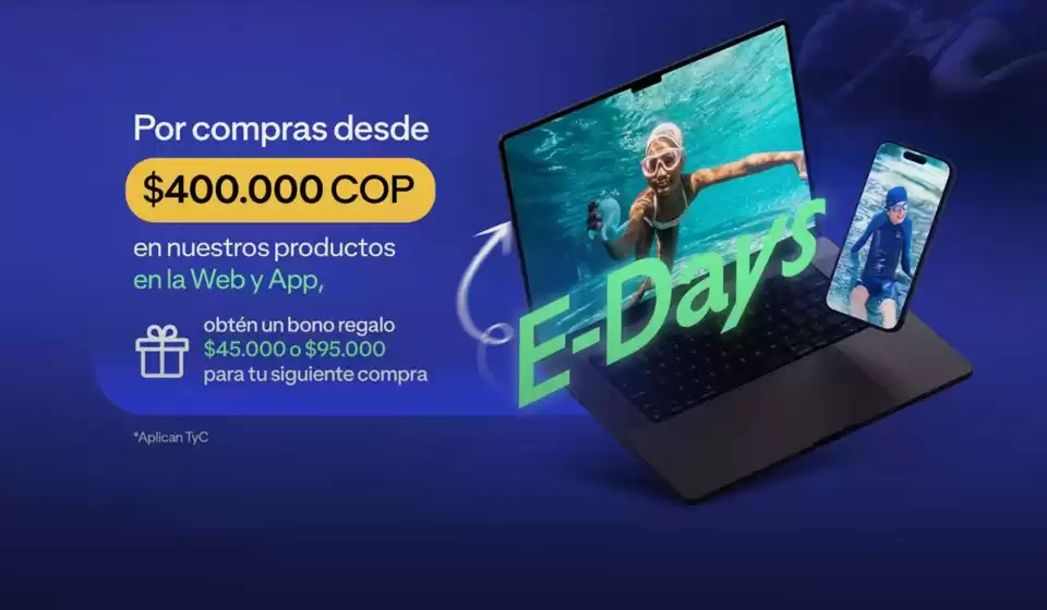 Catálogo Decathlon | Por compras desde $400.000 en nuestra Web y App | 2026-08-15T00:00:00.000Z - 2026-08-17T00:00:00.000Z