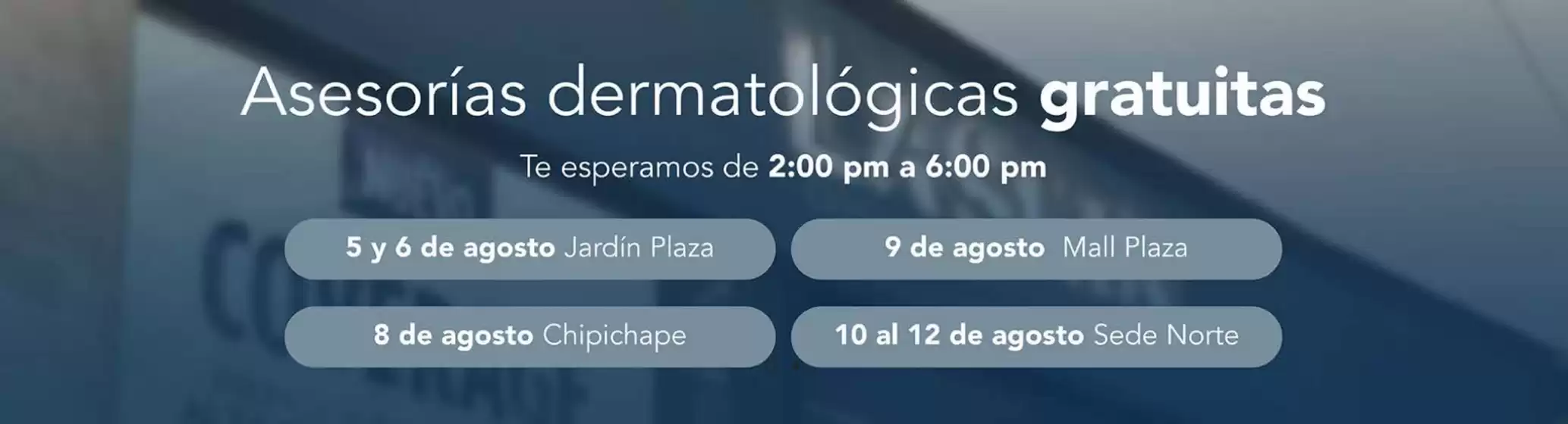 Catálogo Laskin en Siachoque | Asesorías dermatológicas gratuitas | 2026-08-10T00:00:00.000Z - 2026-08-12T00:00:00.000Z
