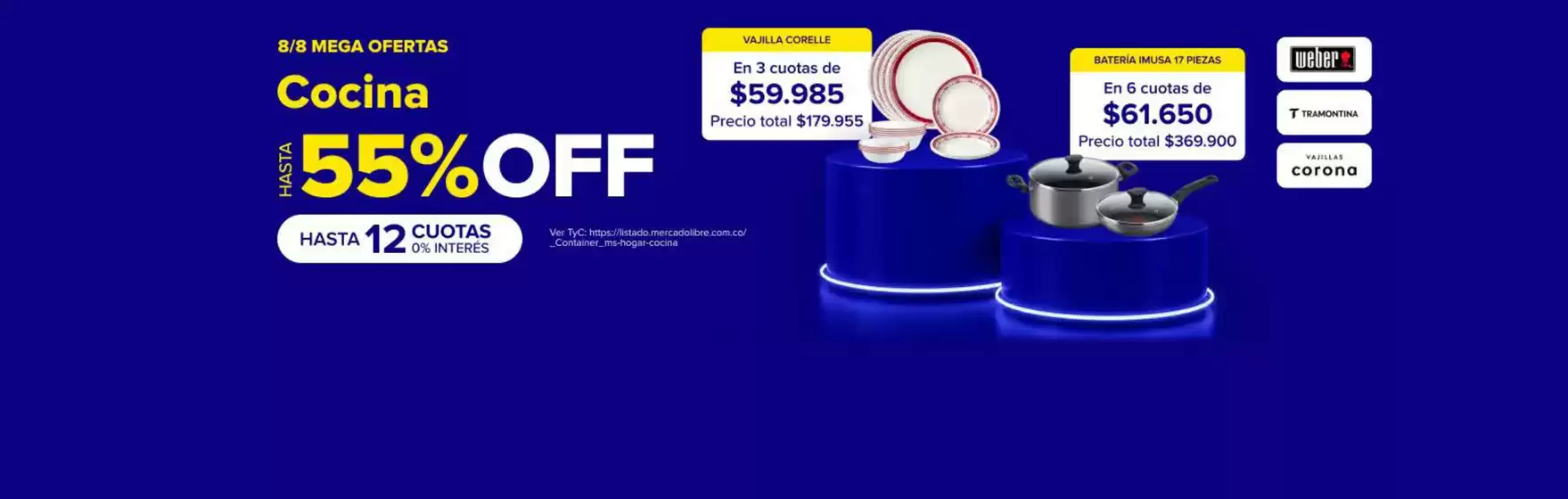 Catálogo Mercado Libre | Cocina Hasta 55%OFF | 2026-08-10T00:00:00.000Z - 2026-08-13T00:00:00.000Z