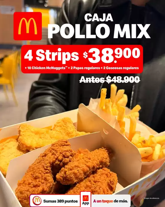 Catálogo McDonald's | Nueva Caja Pollo Mix: $38.900 | 2026-08-11T00:00:00.000Z - 2026-08-31T00:00:00.000Z