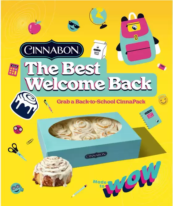 Catálogo Cinnabon | The Best Welcome Back | 2026-08-11T00:00:00.000Z - 2026-09-06T00:00:00.000Z