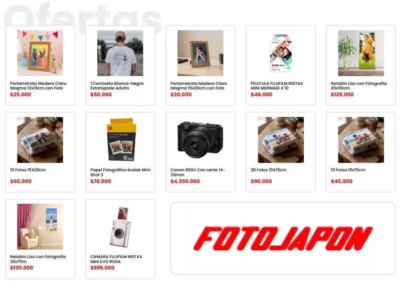 Catálogo Foto Japón | Ofertas | 2026-08-11T00:00:00.000Z - 2026-08-21T00:00:00.000Z