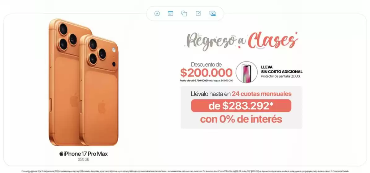 Catálogo Mac Center | Precios Especiales | 2026-08-11T00:00:00.000Z - 2026-08-15T00:00:00.000Z