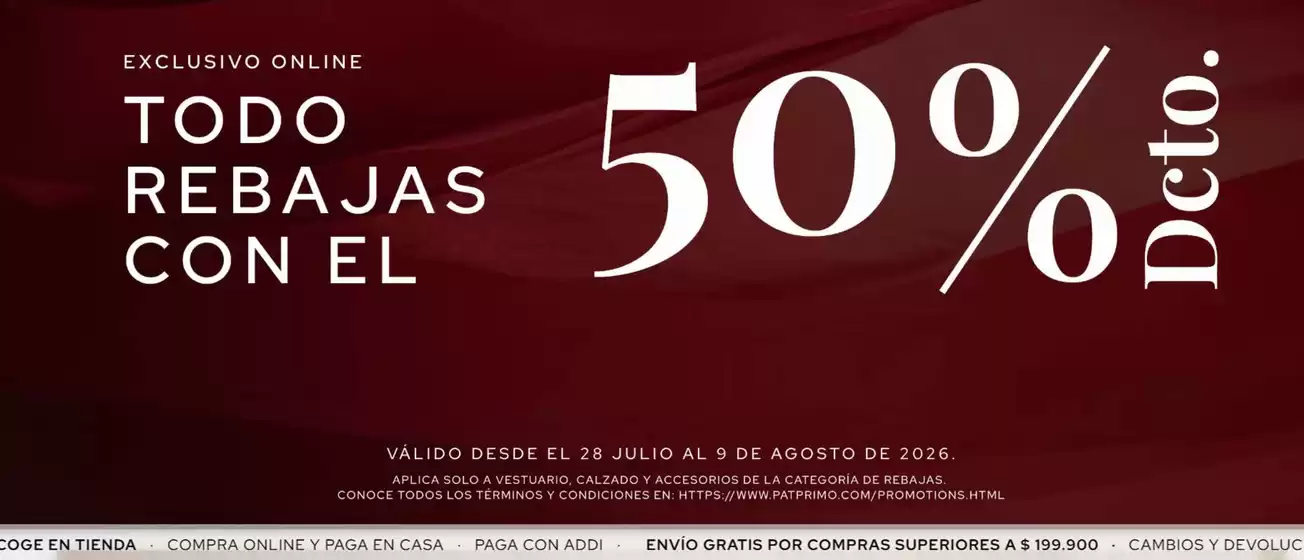 Catálogo Pat Primo | Jeans desde $139.900 | 2026-08-12T00:00:00.000Z - 2026-08-23T00:00:00.000Z